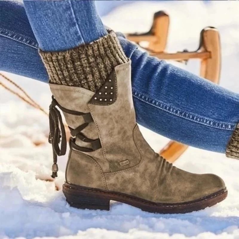 🎉 Black Friday : "Boreale" – Premium Mid-High Boots at 50% OFF! ❄️👢